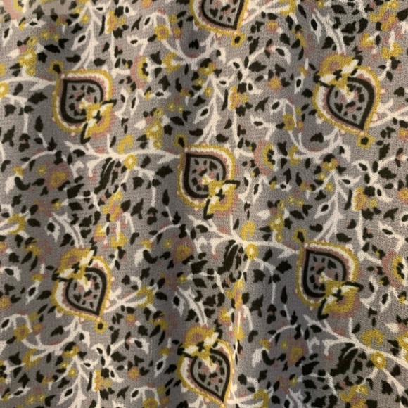 Grey/Multi Jersey Flouncy Top - Picture 5 of 7